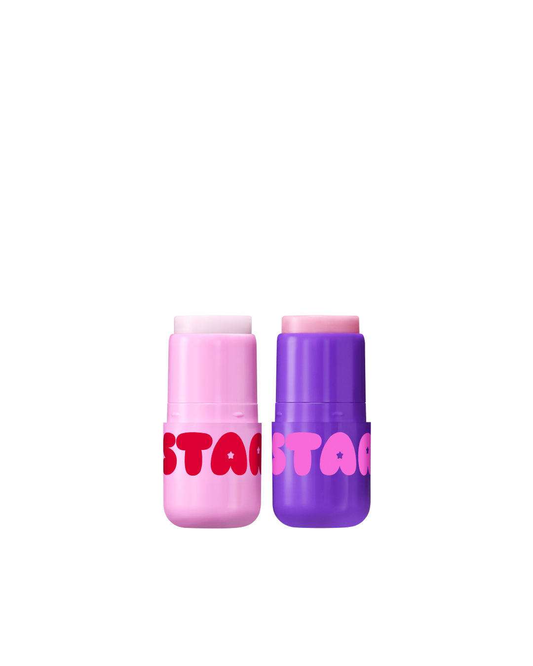 Starface Berry Sweet Bundle of two lip balms. Cherry Charm and Dream Berry Star Balm® flavors.