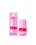 Starface Star Balm® in Cherry Charm, capped tube on a plain background. A fruity, sweet cherry moisturizing lip balm.