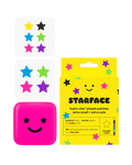 Starface Lil Party Bundle: Tiny Star patches and the Big Party compact. Extra-small and classic star pimple patches.