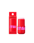 Starface Star Balm® in So Strawberry, capped tube on a plain background. A juicy, sweet strawberry lip balm.