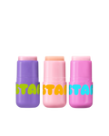 Starface Sugar Rush Bundle of three Star Balm® lip balms. Super Grape, Perfectly Peachy and Bubblegum Bliss.